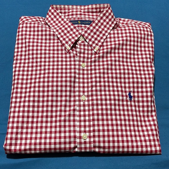 Lot of Three Ralph Lauren Polo Shirts (2 Polo, 1 Dress Shirt) - Picture 4 of 4